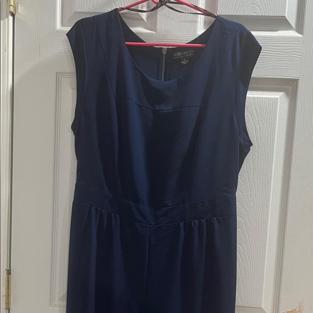 Forever 21 Classic Navy Jumpsuit